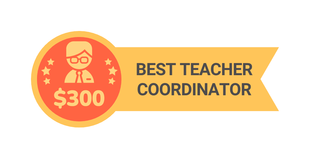 Best Teacher Coordinator Badge