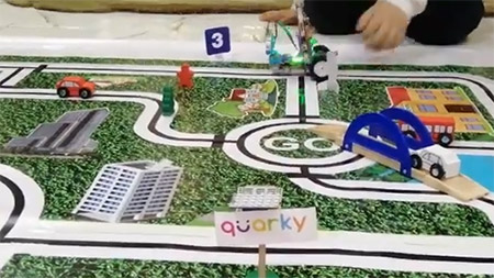 Quarky with PictoBlox Project QuarkDrive The Intelligent Mobility Solution using Quarky