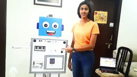 Sakhi The Humanoid Robot