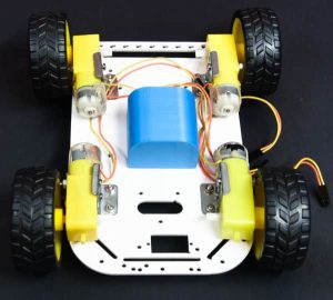 Smartphone Controlled 4-Wheel Drive Robot